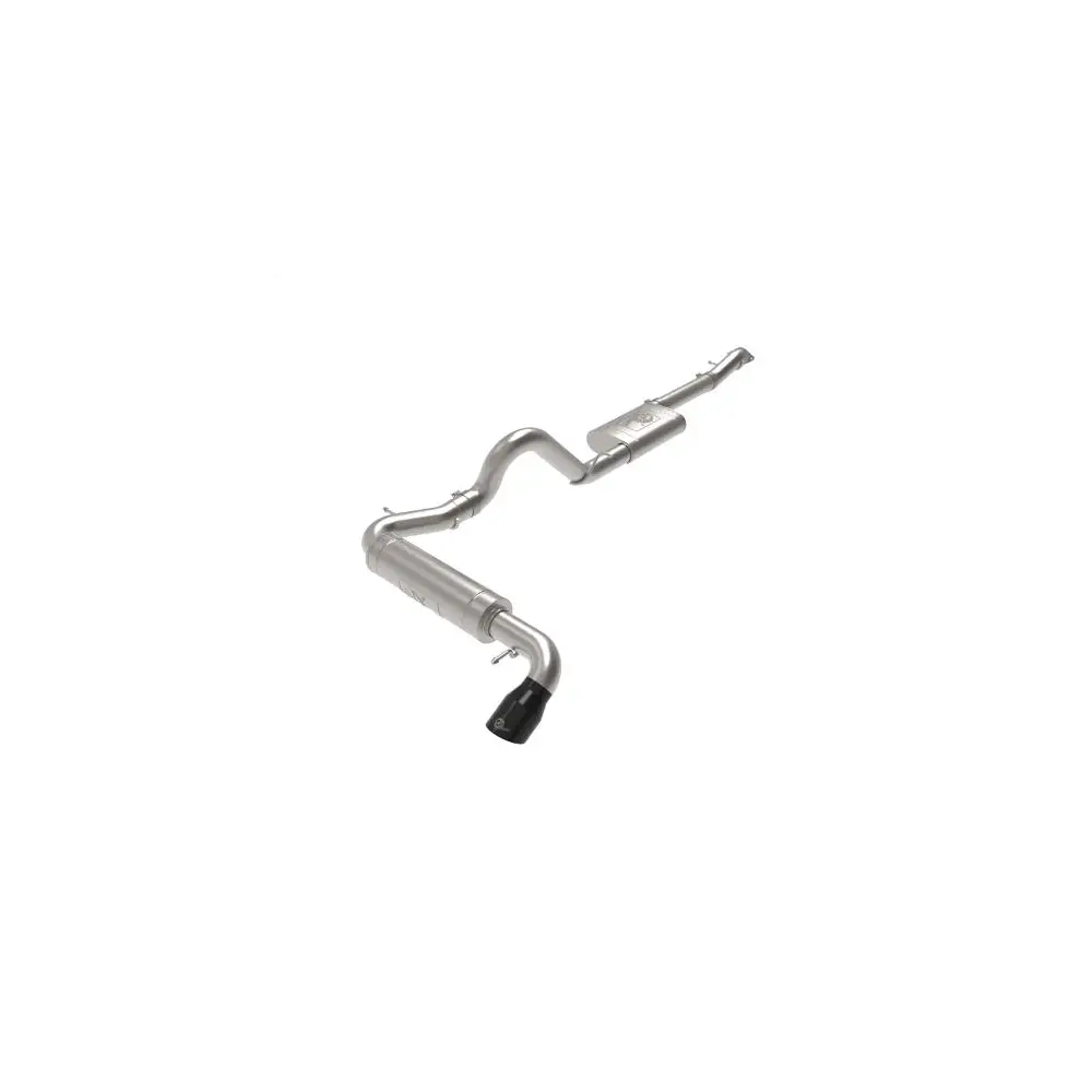 Apollo GT Series 3" Cat-Back Exhaust System w/ Black Tip - AFE49-43136-B